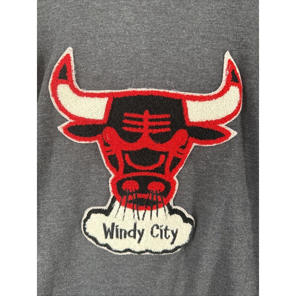 Chicago Bulls Windy City Puffy Sweatshirt Small